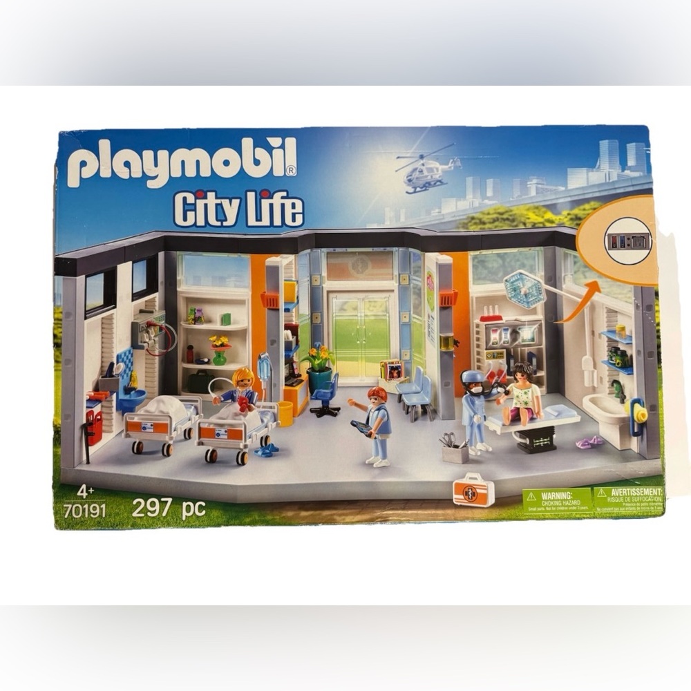 Playmobil City Life Modern Hospital 70191 NEW Sealed Large Set Rare EU Import